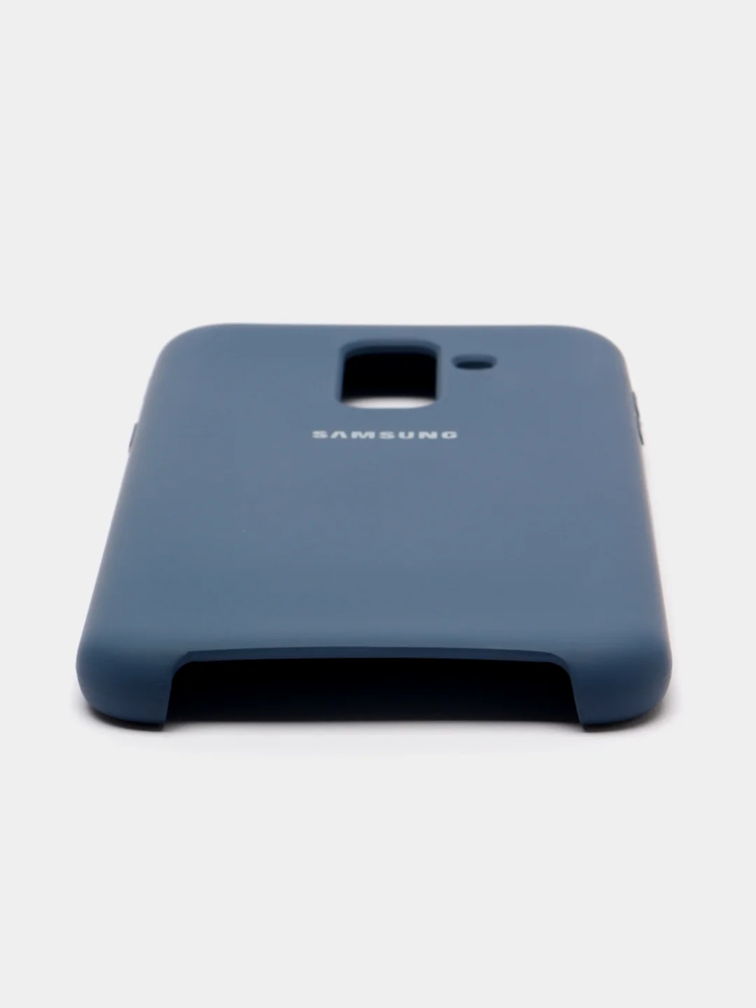 Темно-синий чехол Silicone Case Samsung A9, A8, A8+, A7, A72, A70, A6, A6+, A5, A52, A51, A50