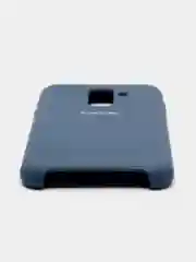Темно-синий чехол Silicone Case Samsung A9, A8, A8+, A7, A72, A70, A6, A6+, A5, A52, A51, A50
