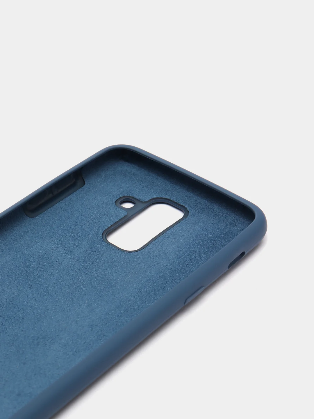 Темно-синий чехол Silicone Case Samsung A9, A8, A8+, A7, A72, A70, A6, A6+, A5, A52, A51, A50