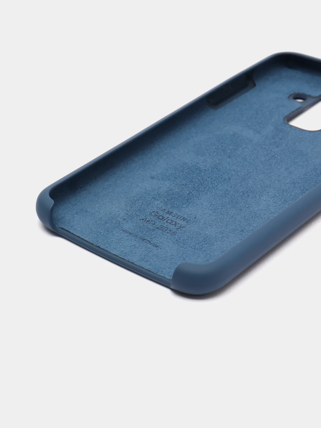 Темно-синий чехол Silicone Case Samsung A9, A8, A8+, A7, A72, A70, A6, A6+, A5, A52, A51, A50