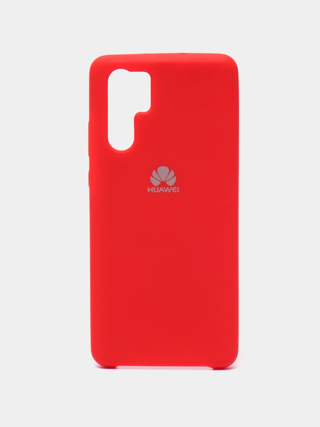 Красный чехол Silicone Case для Huawei P30 Pro, P30, P30 Lite, Mate 20 Pro, P20, P20Lite, Nova 3E