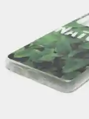 Тёмно-зелёный чехол для Samsung Galaxy A33, Самсунг Галакси А33 5G, силиконовый, с рисунком