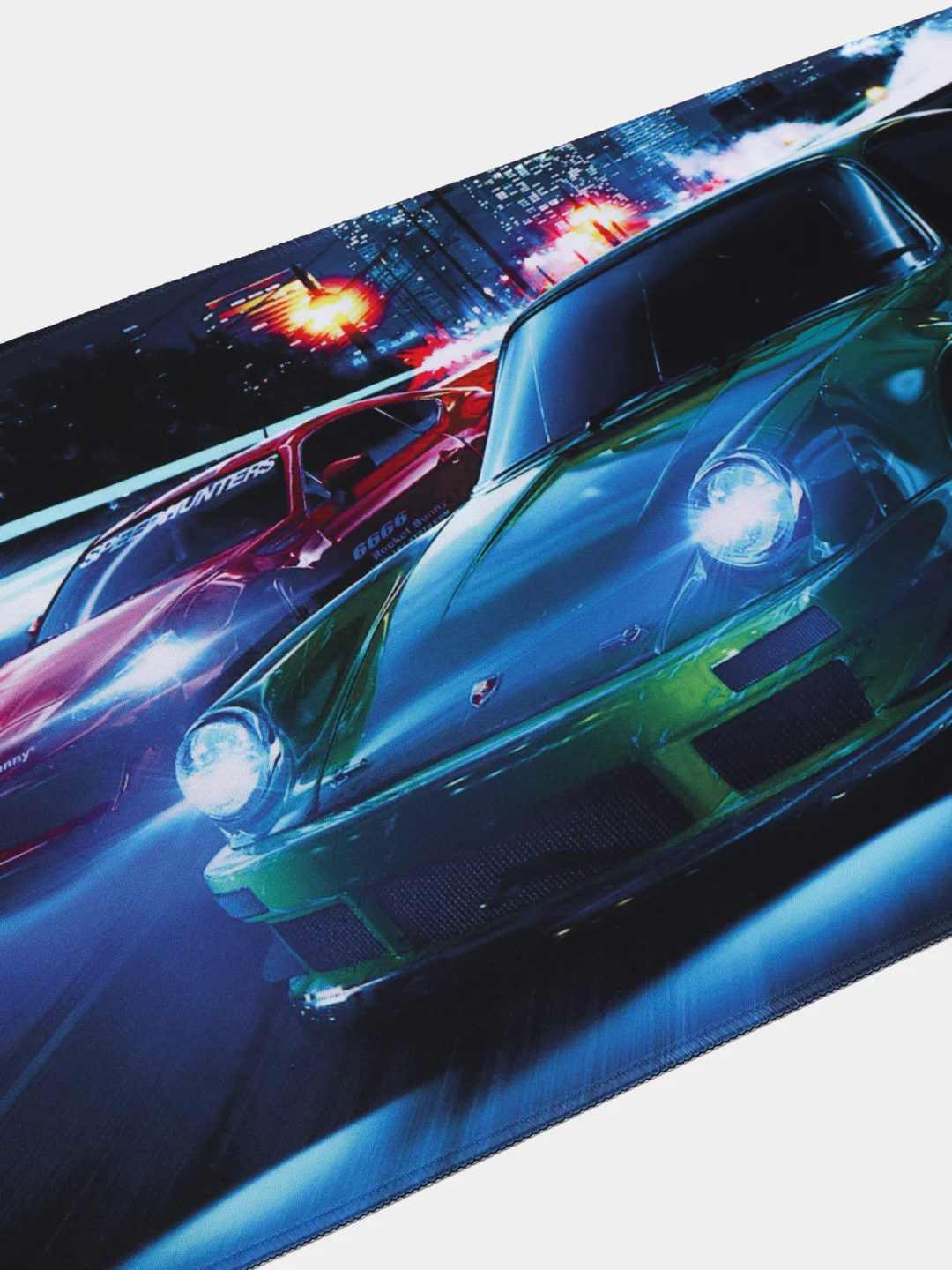 Темно-синий коврик игровой для мыши и клавиатуры авто, NFS Need for Speed, Forza Horizon, с машиной