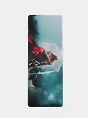 Зелёный хаки игровой коврик для мыши клавиатуры, 3 принта, по мотивам игры Assassins Creed "Ассасин крид"