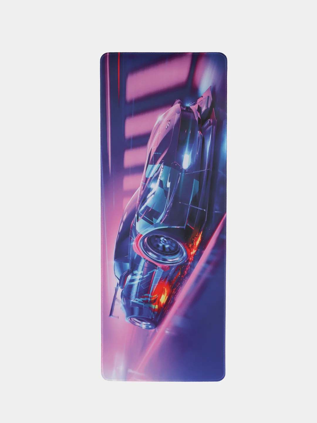Фиолетовый коврик игровой для мыши и клавиатуры авто, NFS Need for Speed, Forza Horizon, с машиной