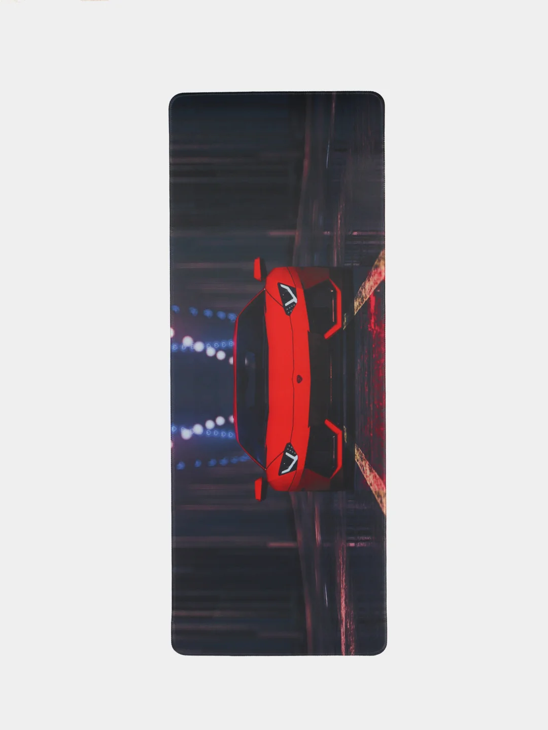 Желтый коврик игровой для мыши и клавиатуры авто, NFS Need for Speed, Forza Horizon, с машиной