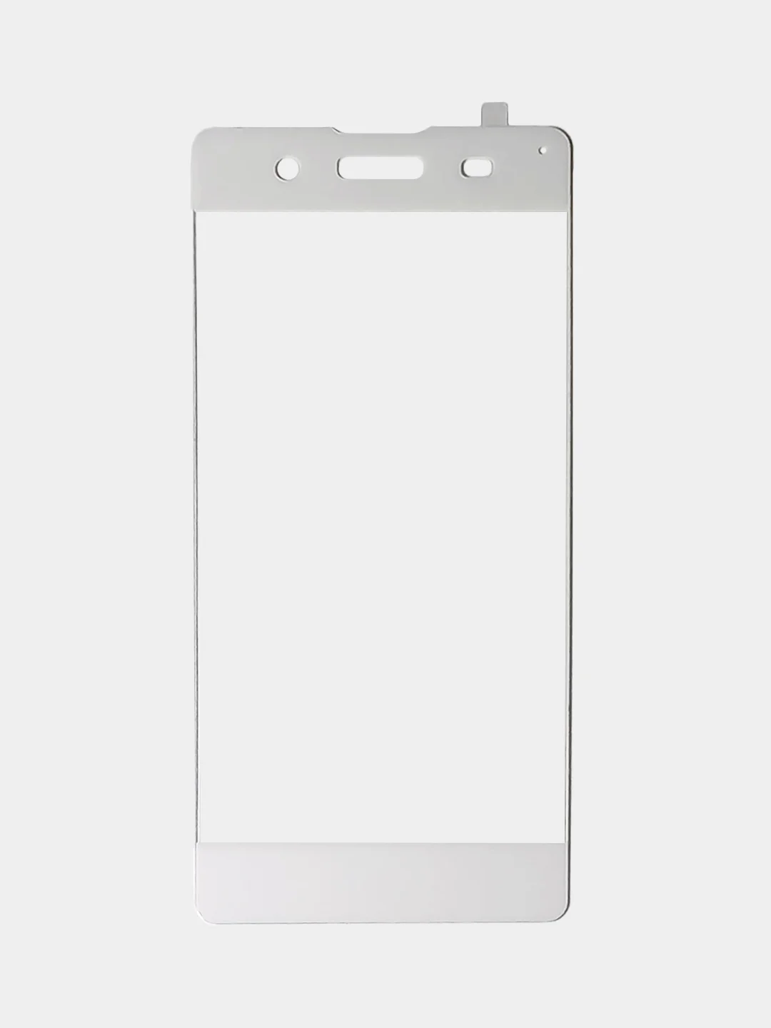 Белый защитное стекло SONY XA