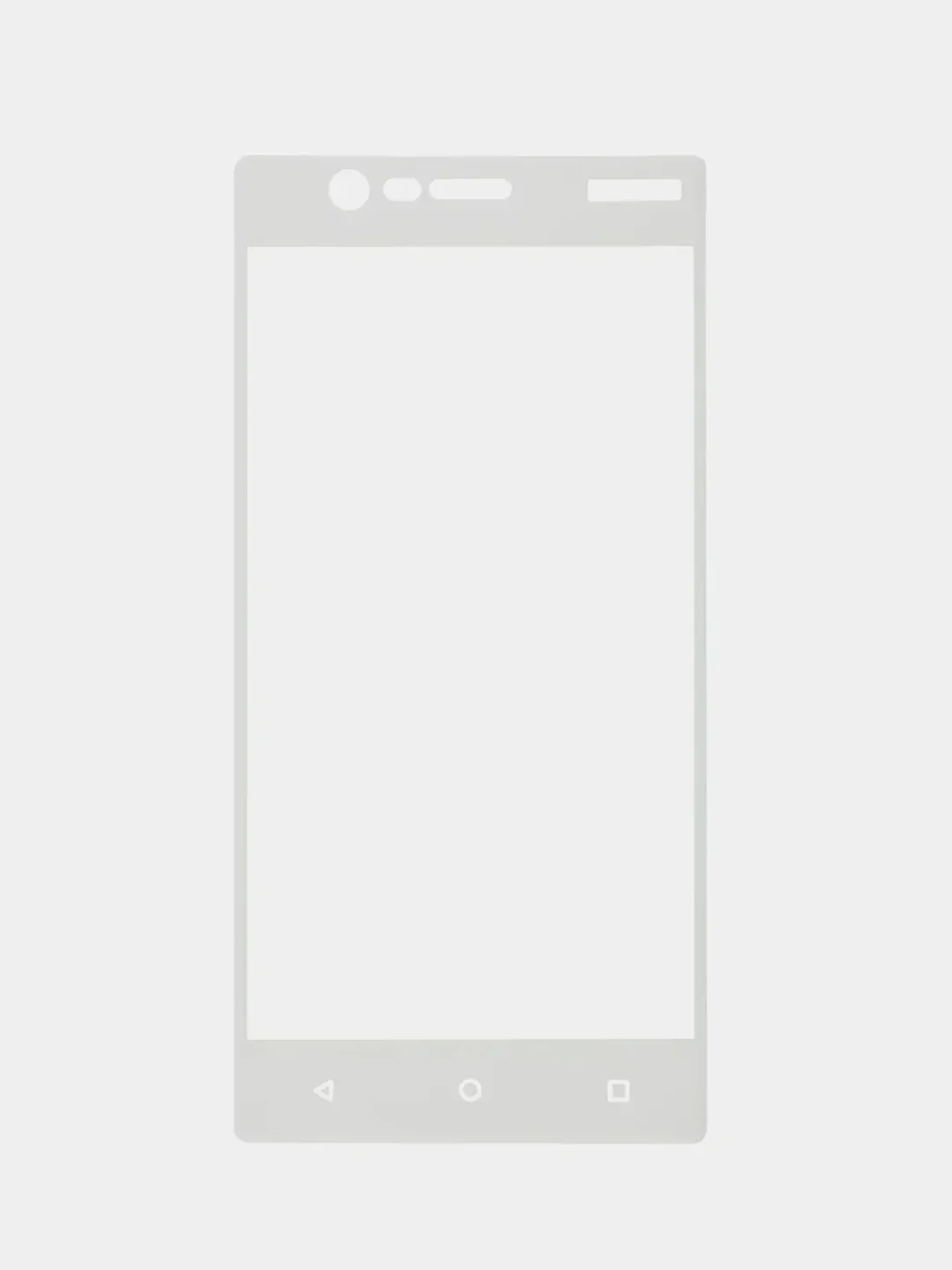 Белый защитное стекло NOKIA 3