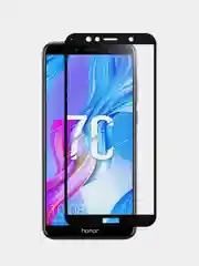 Защитное стекло Huawei Honor 7C Черная рамка