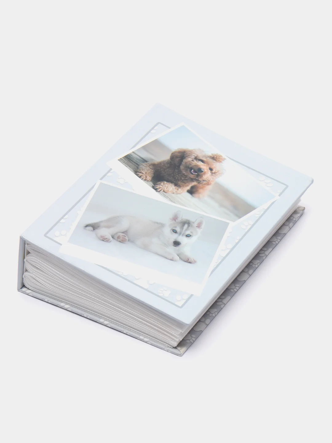 Серебряный фотоальбом на 100 фото (10 х 15 см)