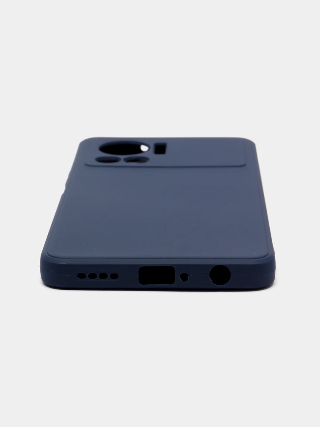 Синий чехол для Infinix NOTE 12 VIP (Инфиникс Нот 12 Вип), силиконовый