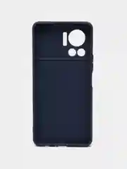 Синий чехол для Infinix NOTE 12 VIP (Инфиникс Нот 12 Вип), силиконовый