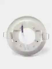 Белый тонкий встраиваемый светильник Ecola Gx53 H4