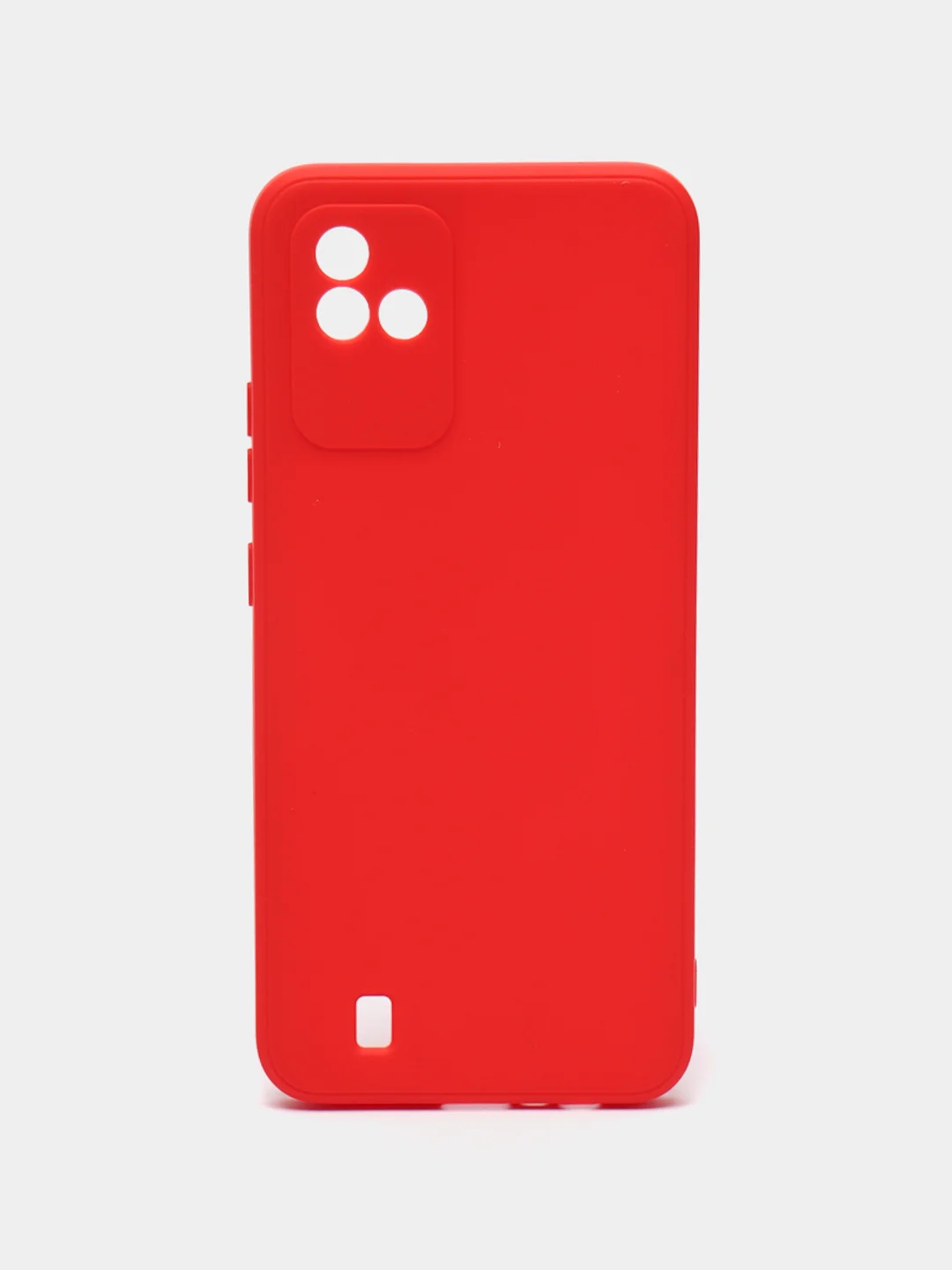 Красный чехол Realme NARZO 50i / Реалми Нарзо 50 ай, силиконовый