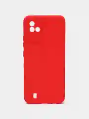 Красный чехол Realme NARZO 50i / Реалми Нарзо 50 ай, силиконовый