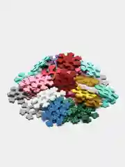Красный снежинки из фоамирана