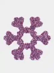 Красный снежинки из фоамирана