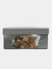 Вишнёвый коробка подарочная новогодняя