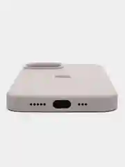 Бежевый меланж чехол Silicone Case для iPhone 14, 14 Pro, 14 Plus, 14 Pro Max, с закрытым низом