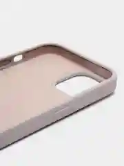 Бежевый меланж чехол Silicone Case для iPhone 14, 14 Pro, 14 Plus, 14 Pro Max, с закрытым низом