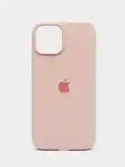 Коралловый меланж чехол Silicone Case для iPhone 14, 14 Pro, 14 Plus, 14 Pro Max, с закрытым низом