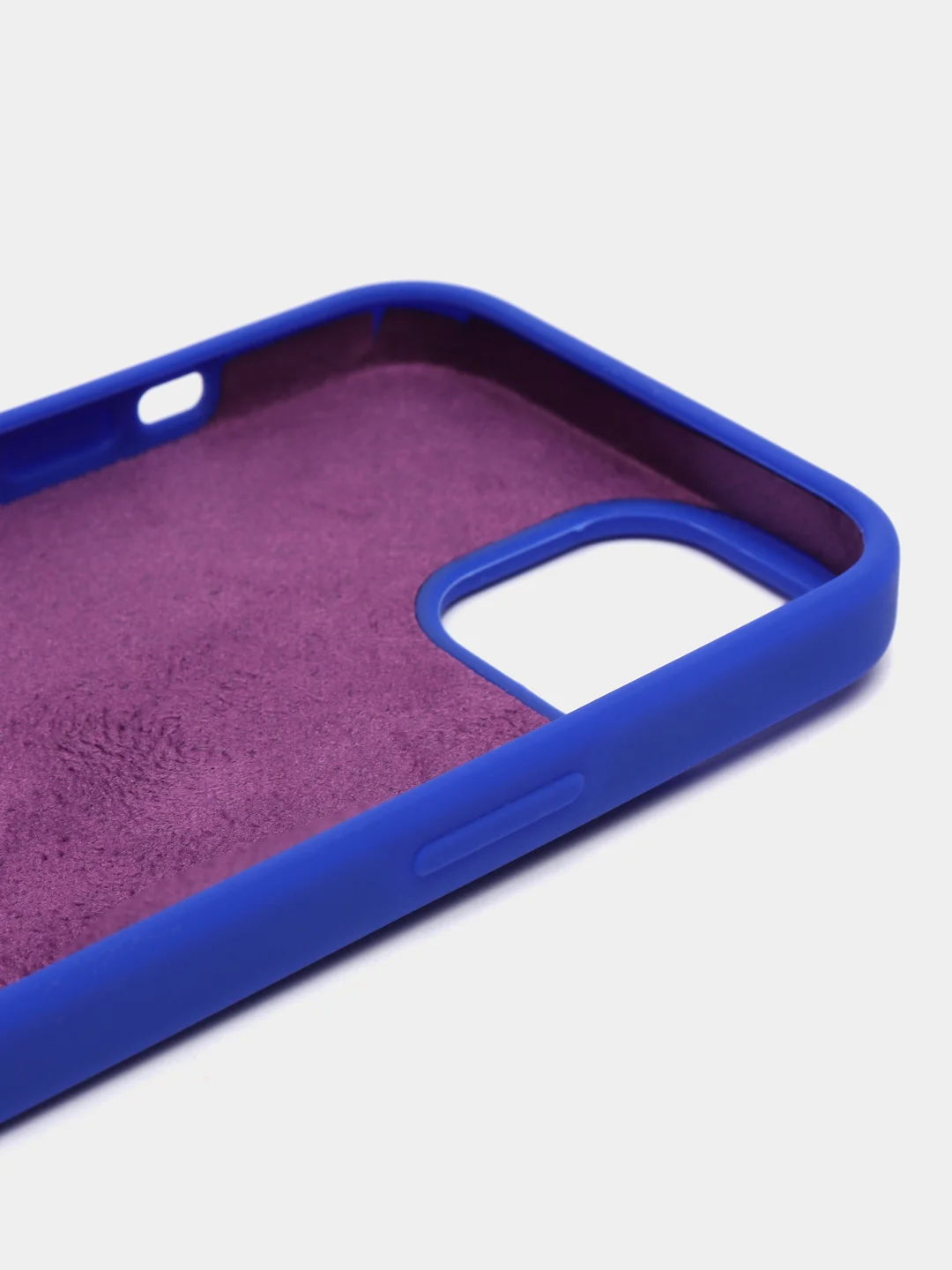 Синий чехол Silicone Case для iPhone 14, 14 Pro, 14 Plus, 14 Pro Max, с закрытым низом