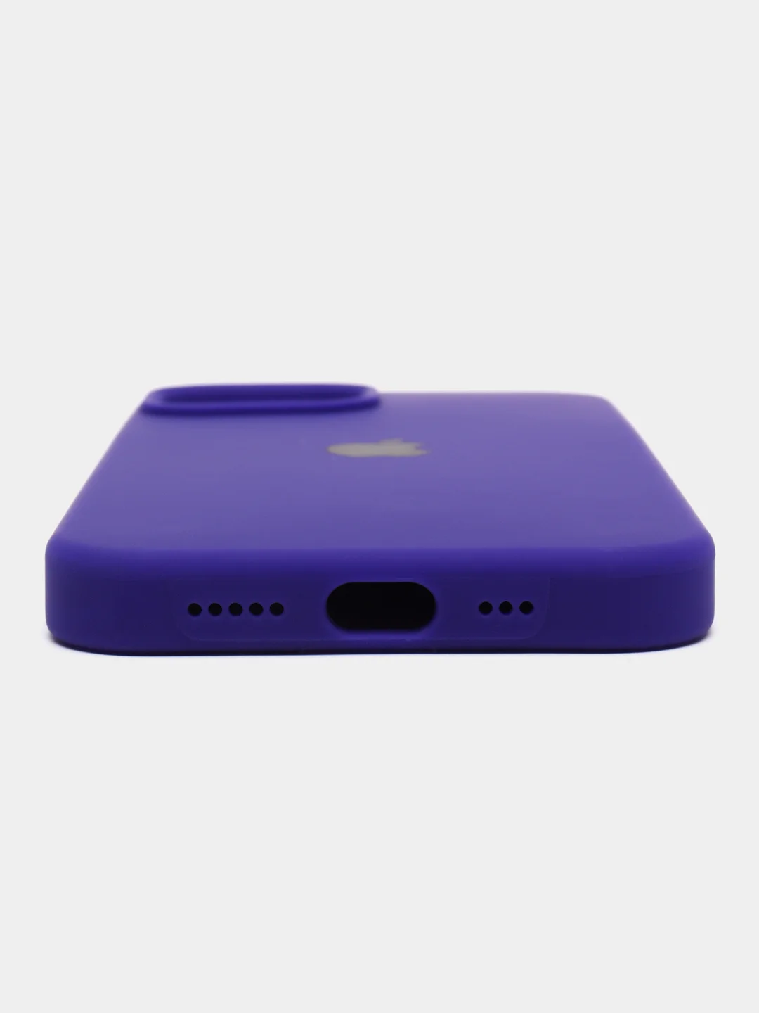 Фиолетовый чехол Silicone Case для iPhone 14, 14 Pro, 14 Plus, 14 Pro Max, с закрытым низом