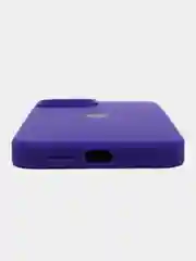 Фиолетовый чехол Silicone Case для iPhone 14, 14 Pro, 14 Plus, 14 Pro Max, с закрытым низом