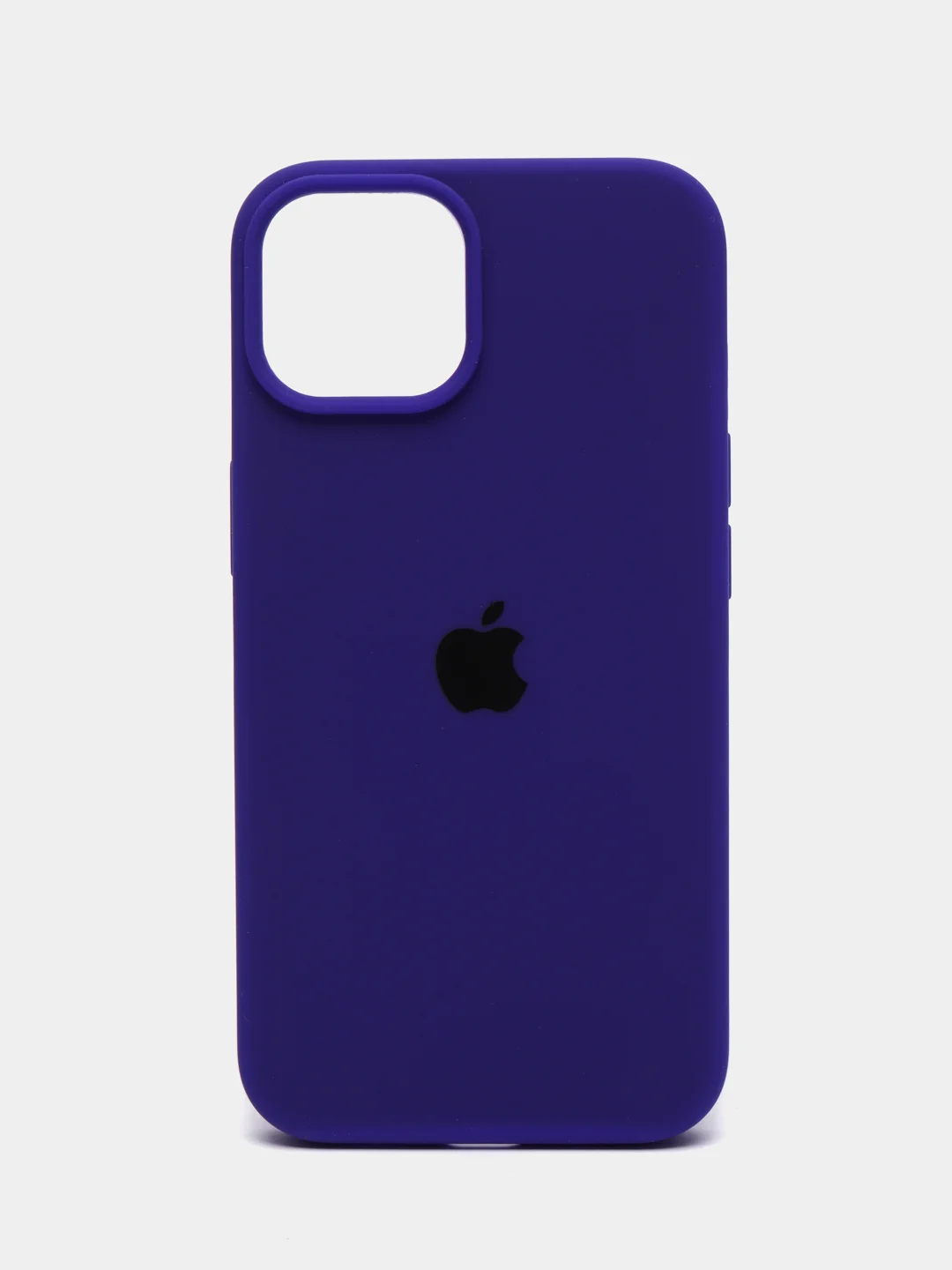 Фиолетовый чехол Silicone Case для iPhone 14, 14 Pro, 14 Plus, 14 Pro Max, с закрытым низом