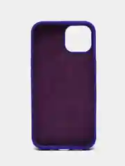 Фиолетовый чехол Silicone Case для iPhone 14, 14 Pro, 14 Plus, 14 Pro Max, с закрытым низом