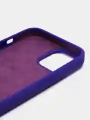 Фиолетовый чехол Silicone Case для iPhone 14, 14 Pro, 14 Plus, 14 Pro Max, с закрытым низом