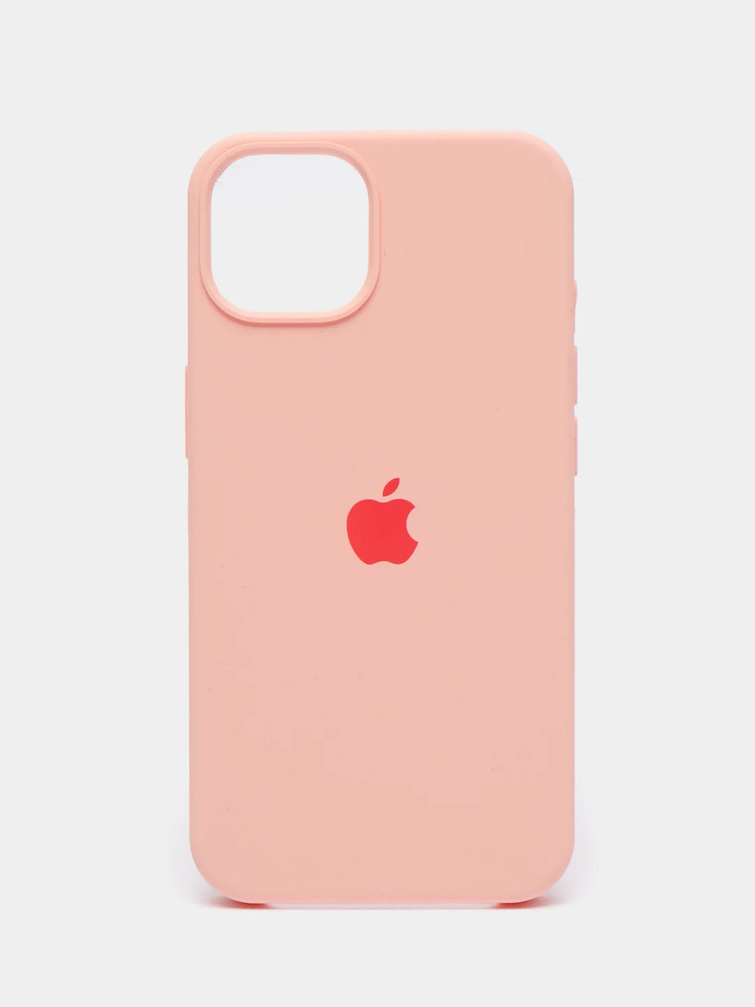Розовый чехол Silicone Case для iPhone 14, 14 Pro, 14 Plus, 14 Pro Max, с закрытым низом