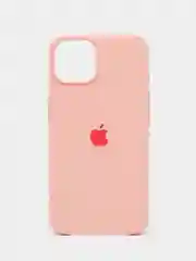 Розовый чехол Silicone Case для iPhone 14, 14 Pro, 14 Plus, 14 Pro Max, с закрытым низом