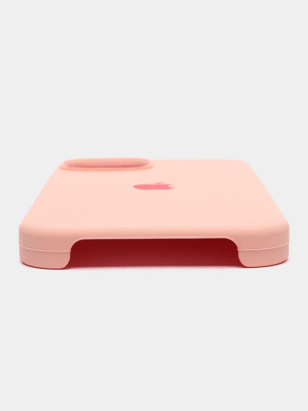 Розовый чехол Silicone Case для iPhone 14, 14 Pro, 14 Plus, 14 Pro Max, с закрытым низом