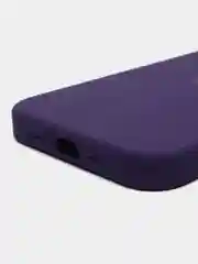 Индиго чехол Silicone Case для iPhone 14, 14 Pro, 14 Plus, 14 Pro Max, с закрытым низом
