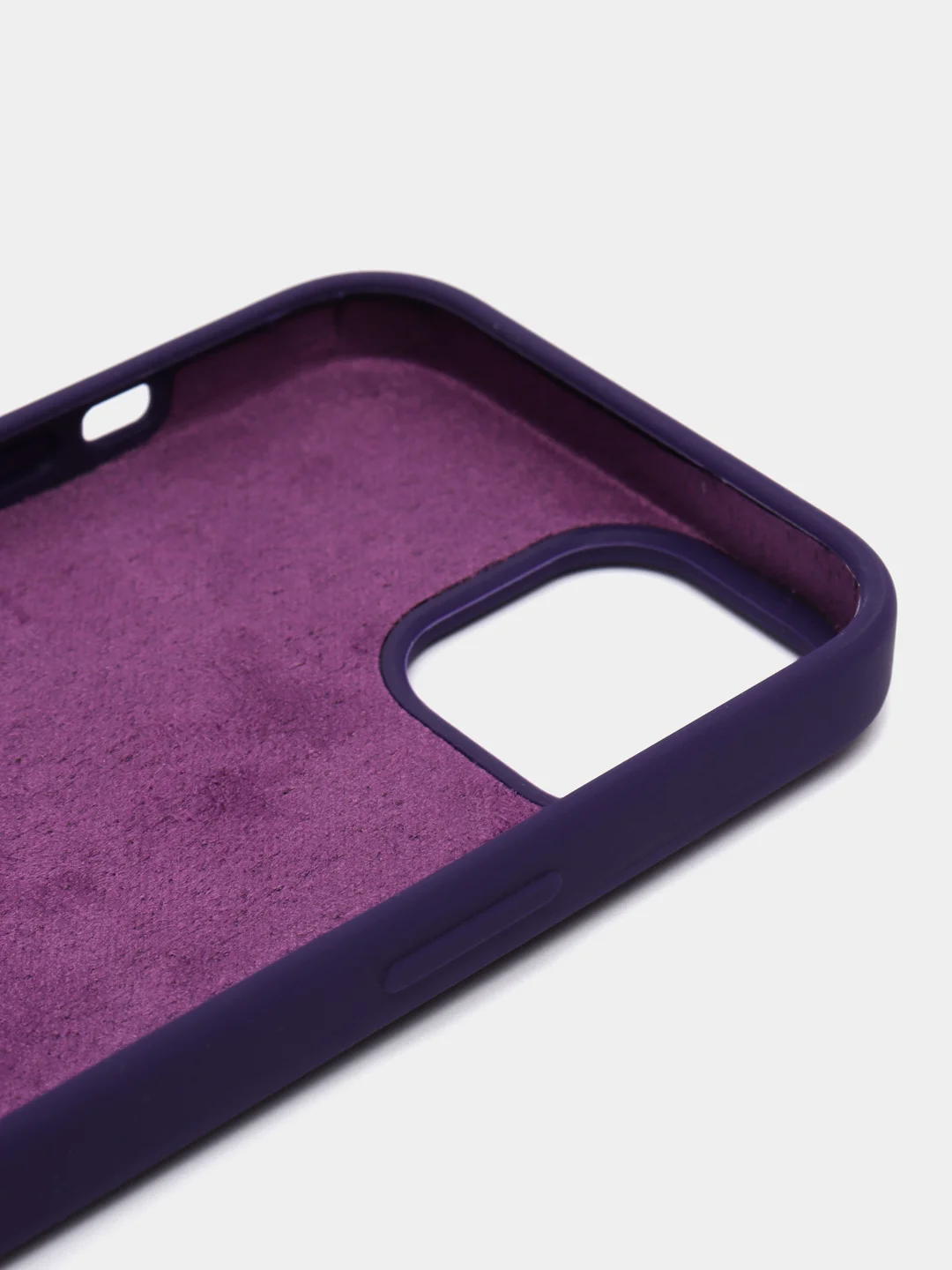 Индиго чехол Silicone Case для iPhone 14, 14 Pro, 14 Plus, 14 Pro Max, с закрытым низом