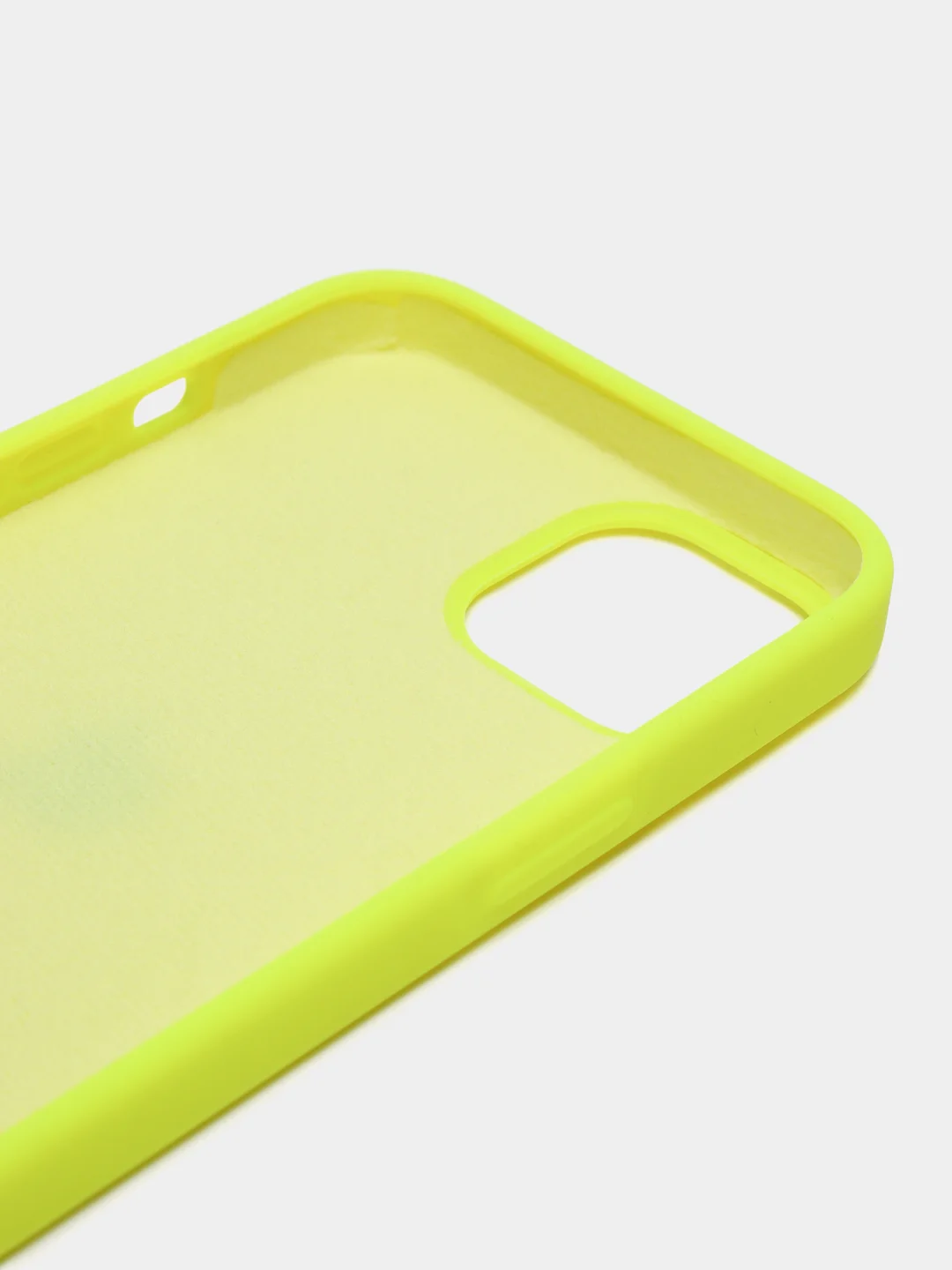 Лимонный чехол Silicone Case для iPhone 14, 14 Pro, 14 Plus, 14 Pro Max, с закрытым низом