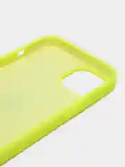 Лимонный чехол Silicone Case для iPhone 14, 14 Pro, 14 Plus, 14 Pro Max, с закрытым низом