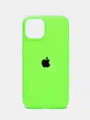 Лайм чехол Silicone Case для iPhone 14, 14 Pro, 14 Plus, 14 Pro Max, с закрытым низом