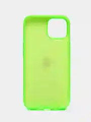 Лайм чехол Silicone Case для iPhone 14, 14 Pro, 14 Plus, 14 Pro Max, с закрытым низом