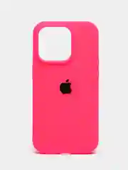 Фуксия чехол Silicone Case для iPhone 14, 14 Pro, 14 Plus, 14 Pro Max, с закрытым низом