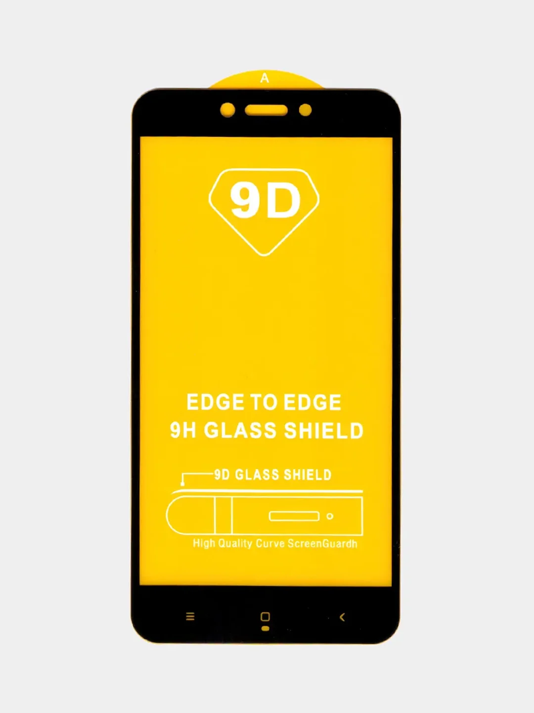 Черный защитное стекло на Xiaomi Redmi 4X ( Сяоми Редми 4х )