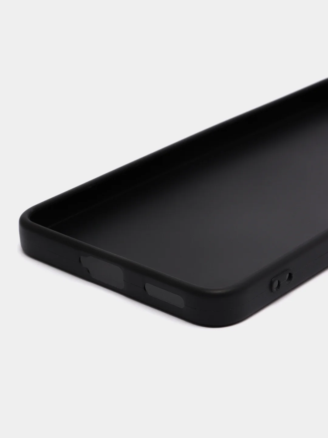 Черный силиконовый чехол для Xiaomi 12 Lite (Сяоми 12 Лайт), прозрачный