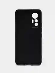 Черный силиконовый чехол для Xiaomi 12 Lite (Сяоми 12 Лайт), прозрачный