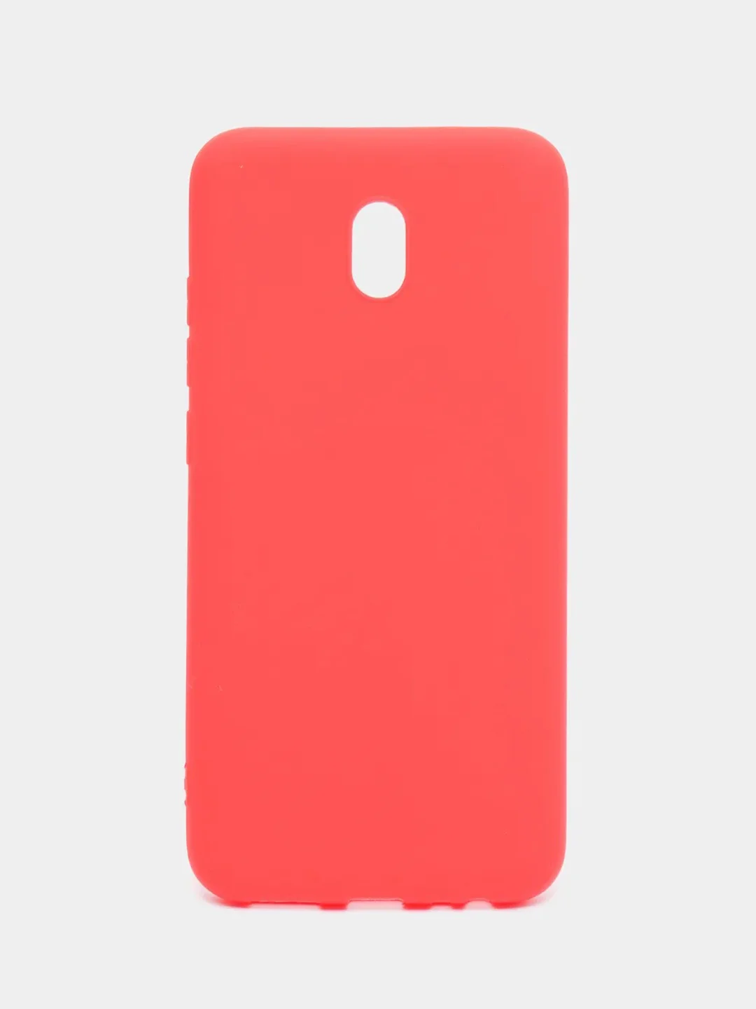 Красный чехол Xiaomi Redmi 8A, Сяоми Редми 8А, силиконовый цветной матовый