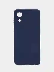 Синий чехол Samsung Galaxy A03 core, силиконовый