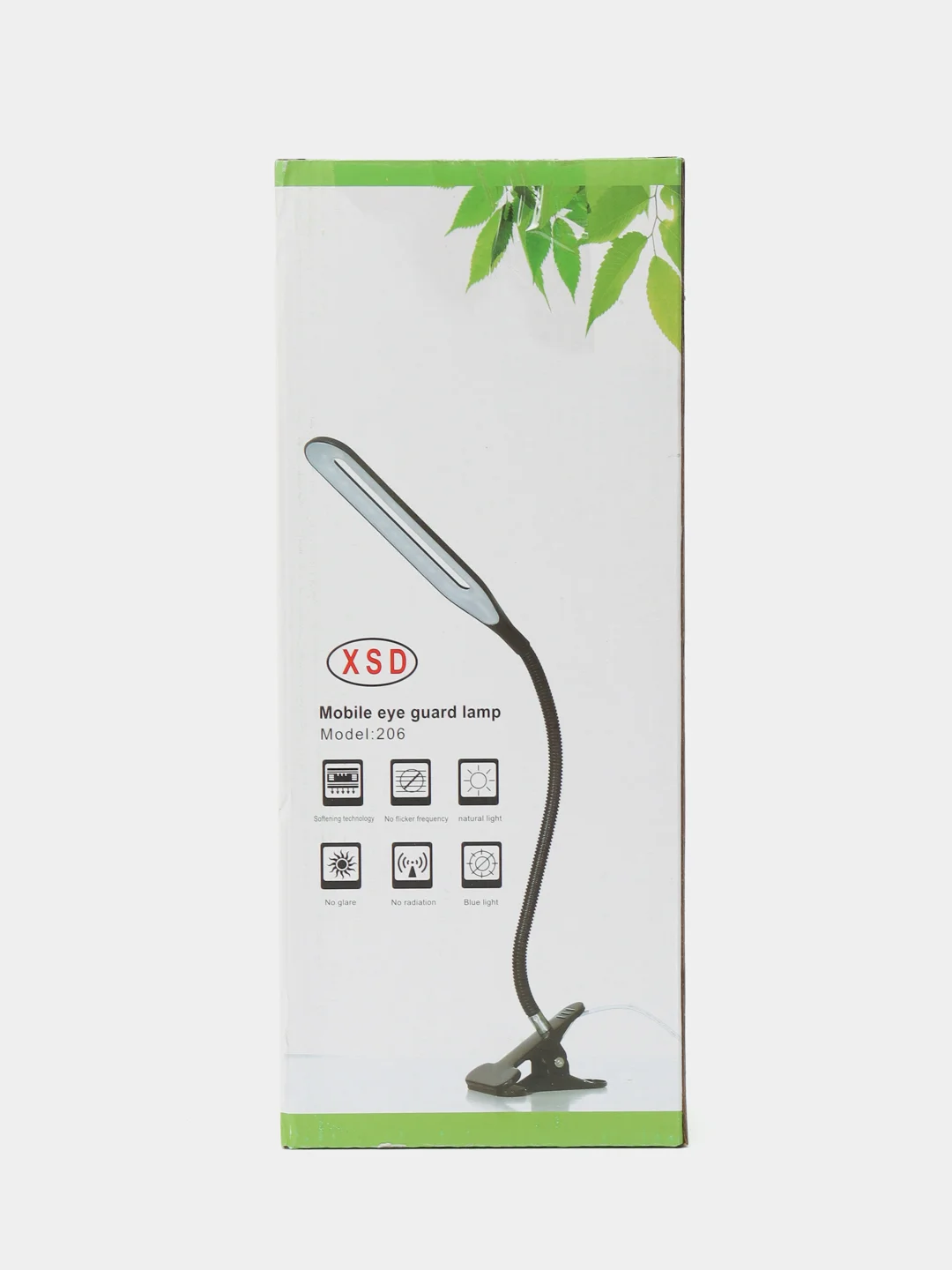 Черный настольная LED лампа для косметолога, для маникюра, ресниц, светильник настольный