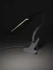 Черный настольная LED лампа для косметолога, для маникюра, ресниц, светильник настольный