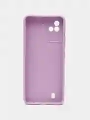 Сиреневый чехол Realme NARZO 50i / Реалми Нарзо 50 ай, силиконовый
