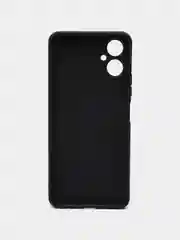Черный чехол Tecno Camon 19 Neo (Техно Камон 19 Нео), прозрачный и черный с защитой камеры